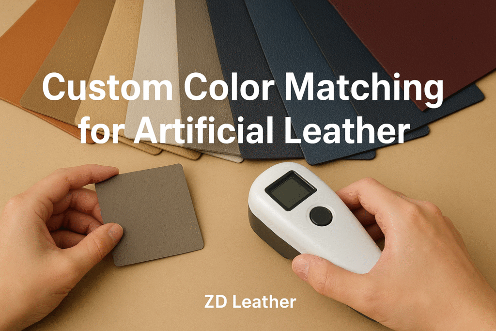custom color matching for artificial leather